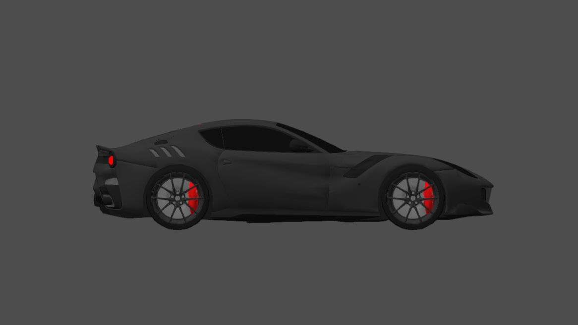 ThunderRush gray car render