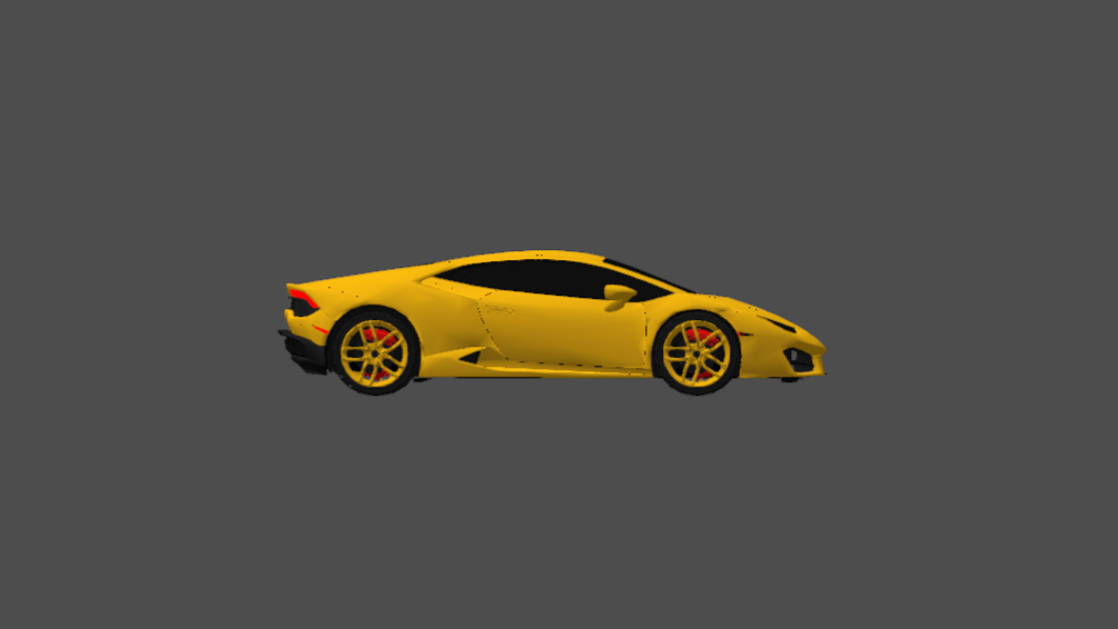 ThunderRush yellow car render